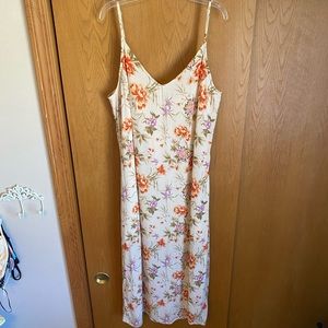 American Eagle Mid Length Slip Dress with Slit size L
